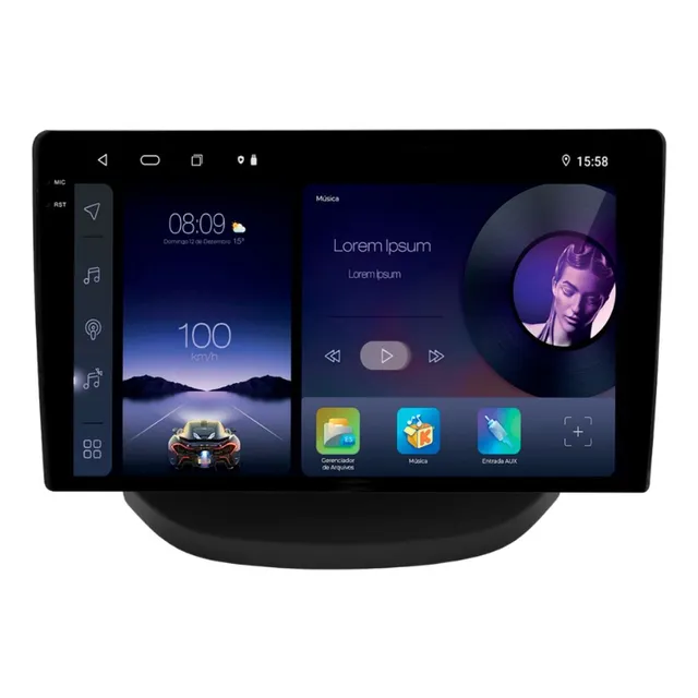Multimídia Adak Iplay G2 Hyundai Hb20 2012 2019 2ram 64gb 9'