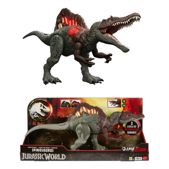 Dinosaurio Spinosaurus Jurassic World Luces Y Sonidos