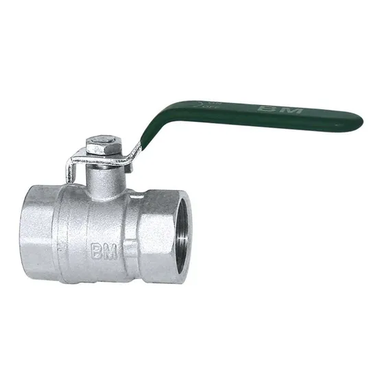 Llave De Paso Válvula Bola 1 Pulgada Cromada Bm