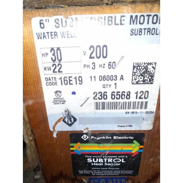 Bomba Sumergible Franklin Electric 16e19 230v