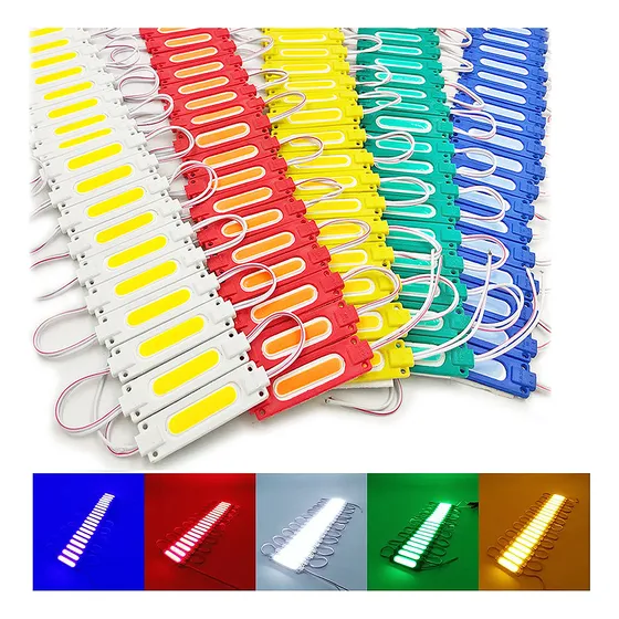 20 Modulos 9 Led Cob Plasma Encapsulado Reforzado Colores