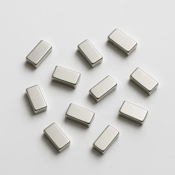 10 Imanes 8mm X 4mm X 2mm N35 Neodimio Rectangular