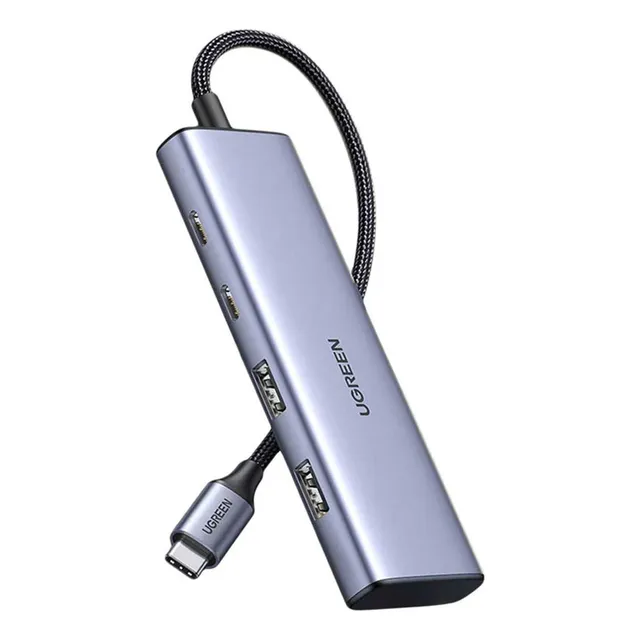 Adaptador de hub Ugreen 4 en 1 para USB tipo C macho de 5 Gbps