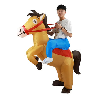 Nuevo Disfraz Inflable De Caballo De Montar A Caballo Para H Nuevo Disfraz Inflable De Caballo De Montar A Caballo Para H