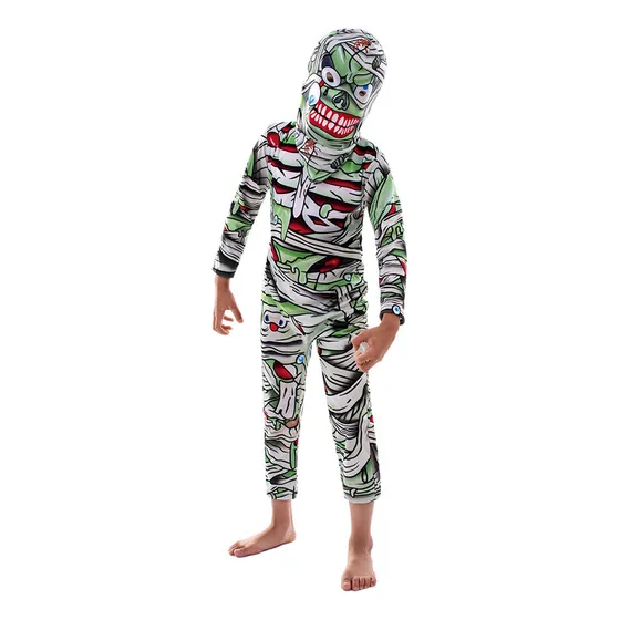 T Mono De Cosplay De Momia De Halloween Para Niños