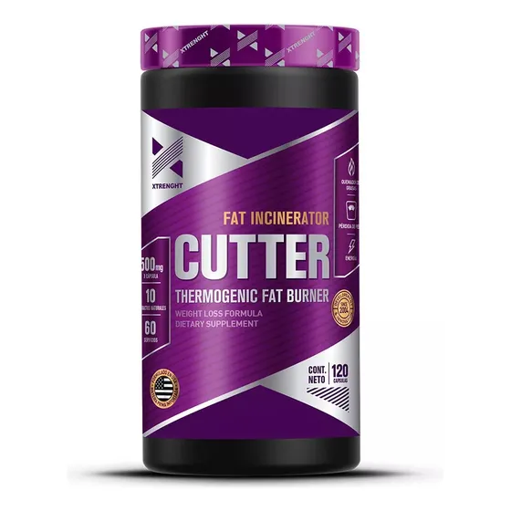 Cutter Quemador De Grasas X120cap X 3 Unidades Xtrenght 