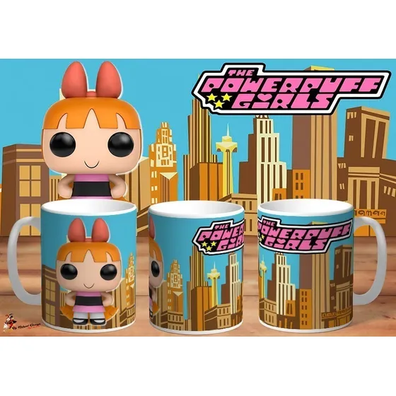 Taza Chicas Super Poderosas Bombon Funko Art