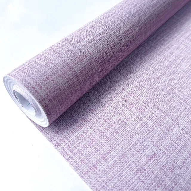 Papel De Parede Vinil Algodão Linho Texturizado Adesivo 10m