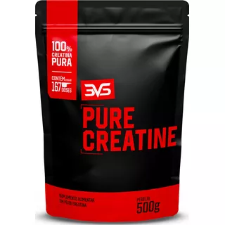 Creatina Monohidratada 500g - 100% Pura - 3vs Nutrition Creatina Monohidratada 500g - 100% Pura - 3vs Nutrition