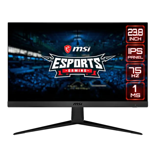 Monitor Gamer MSI con pantalla de 23.8" 75Hz 220V y resolución Full HD