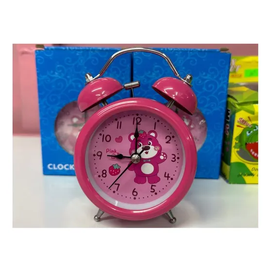Reloj Despertador Con Alarma Retro Metálico Varios Colores