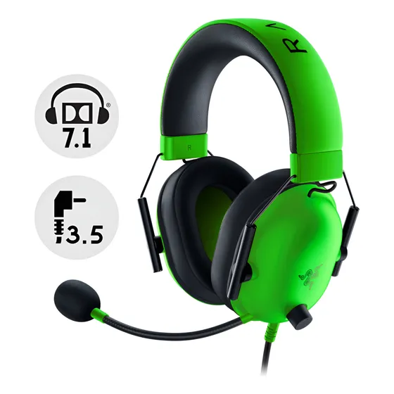 Audifono Razer Blackshark V2 X Gamer 7.1 C/microf Plug 3.5mm
