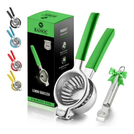 Exprimidor Limon Banoc Prensa Manual Acero Inoxidable Extra