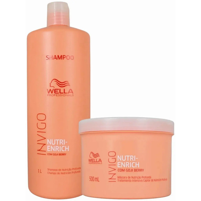 Wella Kit Invigo Nutri Enrich Tratament Salon (2 Produtos)