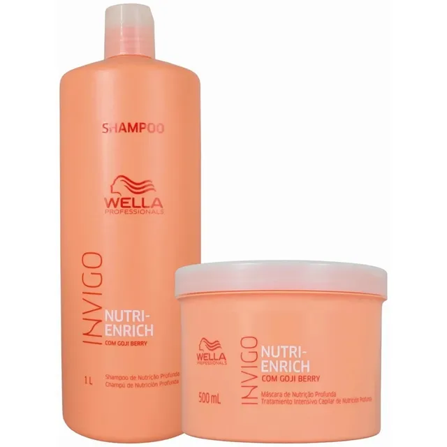 Wella Kit Invigo Nutri Enrich Tratament Salon (2 Produtos)