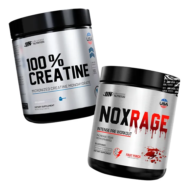 Creatina 250 Gr + Pre Entreno 35 Servicios