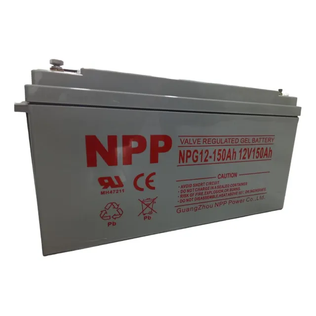 Batería Npp De Gel Ciclo Profundo 12v 150ah