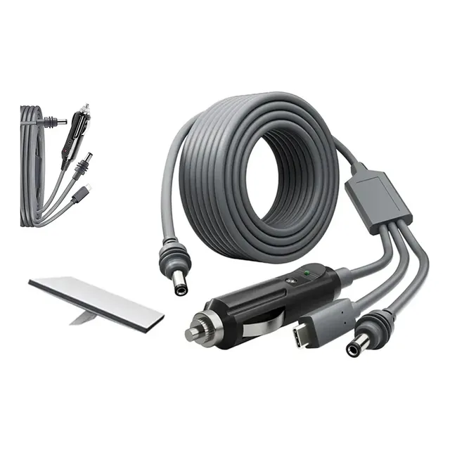 Cable Alimentador 3 En 1 Dc Para Starlink Mini Auto Barco