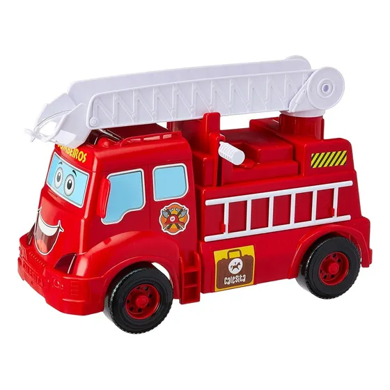 Camion Bombero Con Luz Y Sonidos Lanza Agua Real Calesita