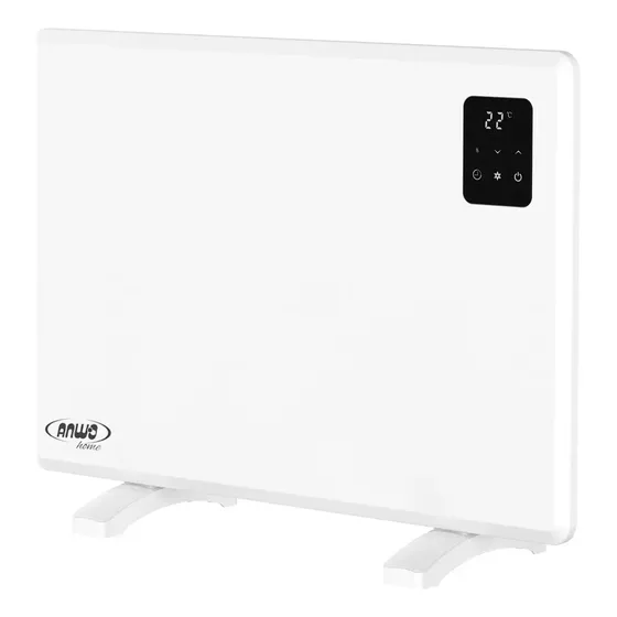 Panel Eléctrico Liso Anwo Ndfl.600a 600w C/wifi Blanco