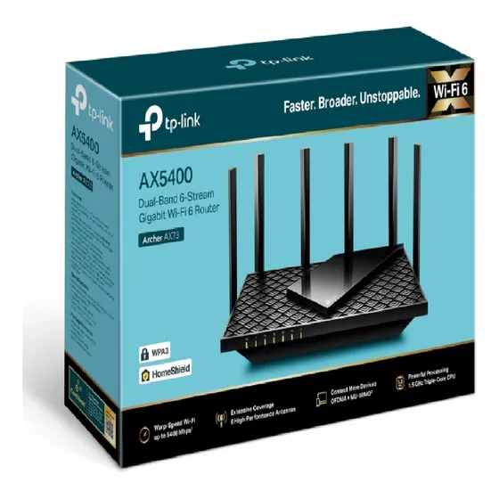 Router Tp-link Archer Ax72 Wifi 6 Dual Band 6 Antenas Mumimo