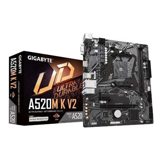 Motherboard Gigabyte A520m K V2 Amd Am4 - Acuario