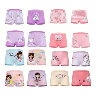 Kit 12 Calcinhas Boxer AlgodĂŁo Infantil Menina Shortinho Kit 12 Calcinhas Boxer AlgodĂŁo Infantil Menina Shortinho
