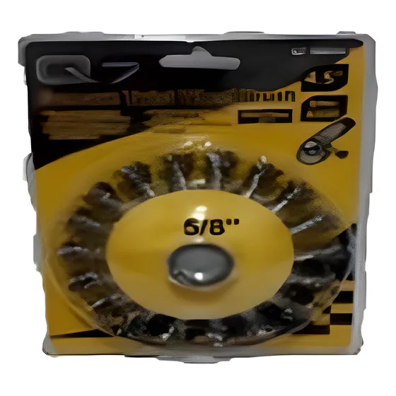 Cepillo Circular Torcido 4 1/2'' Tuerca Inox Q7