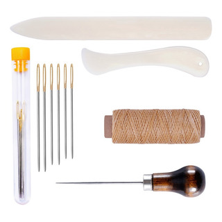 21 Kit De Encuadernación Herramientas Para Coser Piel Y Lona 21 Kit De Encuadernación Herramientas Para Coser Piel Y Lona