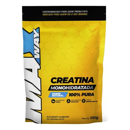 Creatina Pura Monohidratada Sache De 500g Max Way Nutrition Sem Sabor
