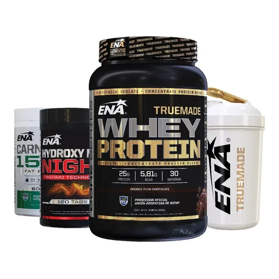 Combo Ena Definicion Muscular Quemador Proteina + Shaker P