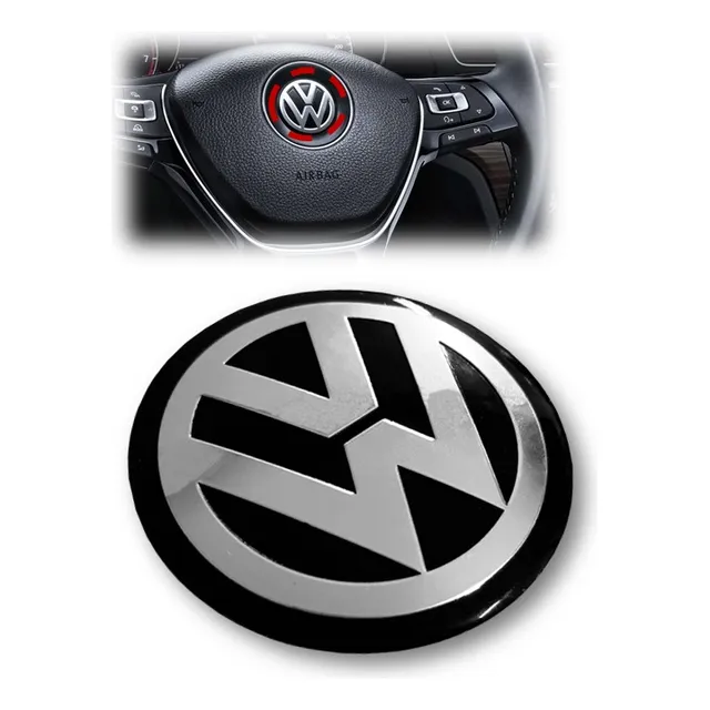 Emblema Logotipo Para Volante Volkswagen 56mm