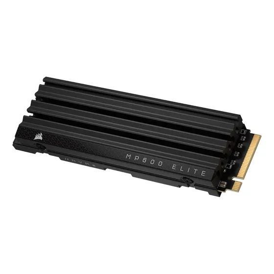 SSD Corsair M.2 de 1 TB, Mp600 Elite con disipador de calor Nvme Cor Preto