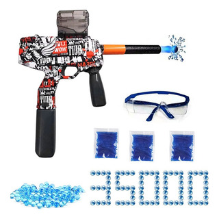 Novo Pistola De Água De Gel Elétrica Mp9, Com 30.000 Bolas Novo Pistola De Água De Gel Elétrica Mp9, Com 30.000 Bolas