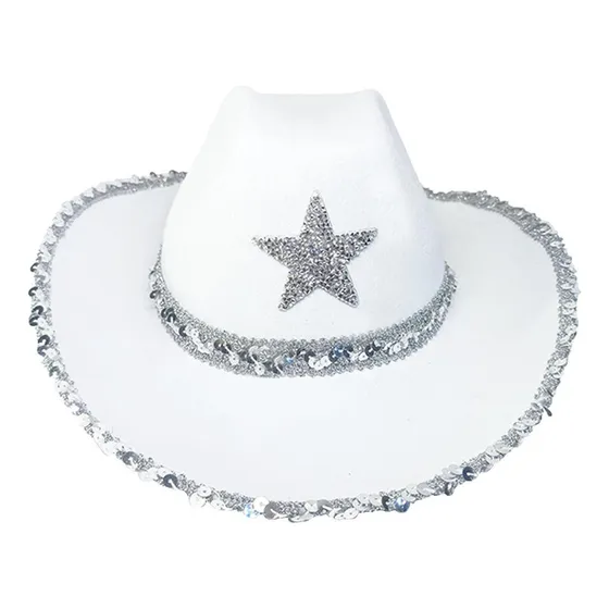 Sombrero De Vaquero De Estilo Occidental For Mujer Y Niña,