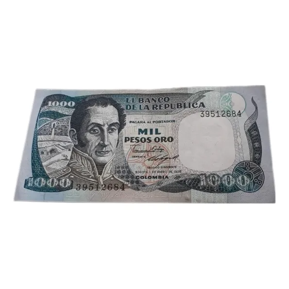 Colombia 1000 Pesos Oro 1986