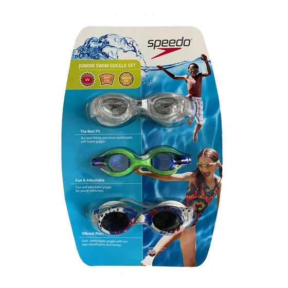 Gafas De Natacion Speedo Set X 3 Junior 6 -14