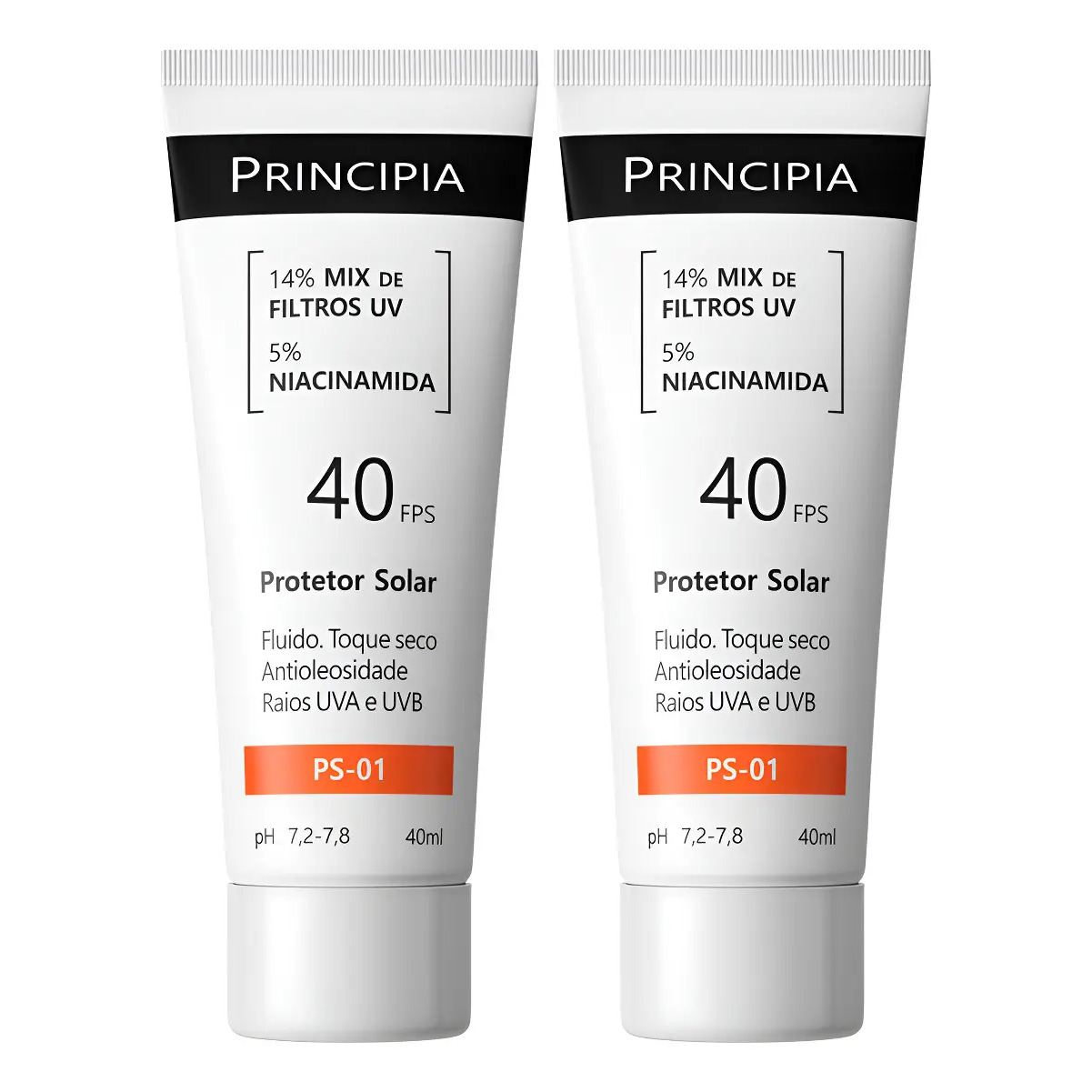 Principia Kit C/ 2 Protetor Solar Facial Ps-01 Fps 40 Principia Kit C/ 2 Protetor Solar Facial Ps-01 Fps 40