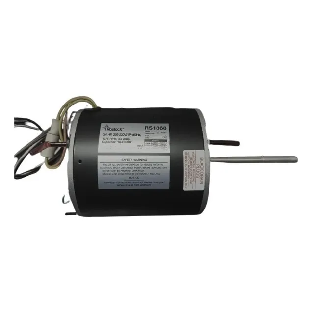 Motor Ventilador Condensador Rostock 3/4 Hp 208-230v 1075rpm
