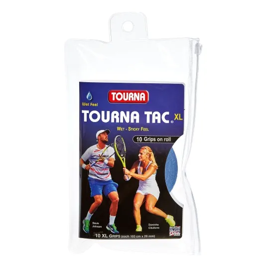 Overgrip Tourna Tac Xl Azul 10 Grips en el Rollo