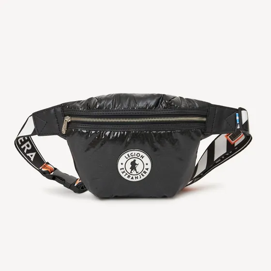 Riñonera Ushuaia Glitter Pop Negro
