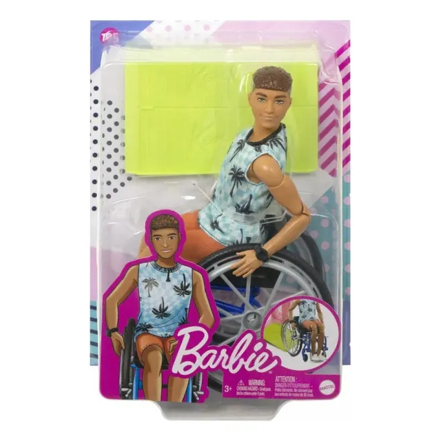 Barbie Ken Fashionista En Silla De Ruedas 196 24cm Mattel