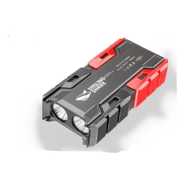 Smiling Shark-linterna Led Portátil Recargable Powerbank