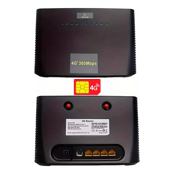 Modem Router 4g Lte Chip Wifi Multi Bam Respaldo Lan Aba 123