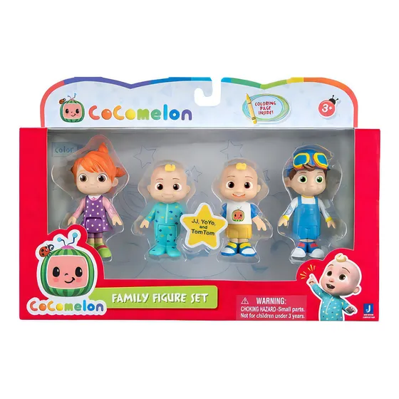 Cocomelon Set 4 Muñecos La Familia W0169