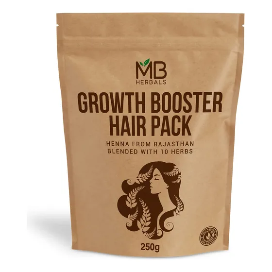 Hair Pack Mb Herbals Growth Booster 250 G Henna Shikakai