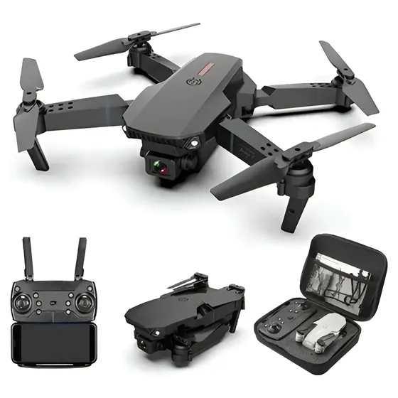 Mini Drone Titanium E88 4K con Cámara y Control Remoto