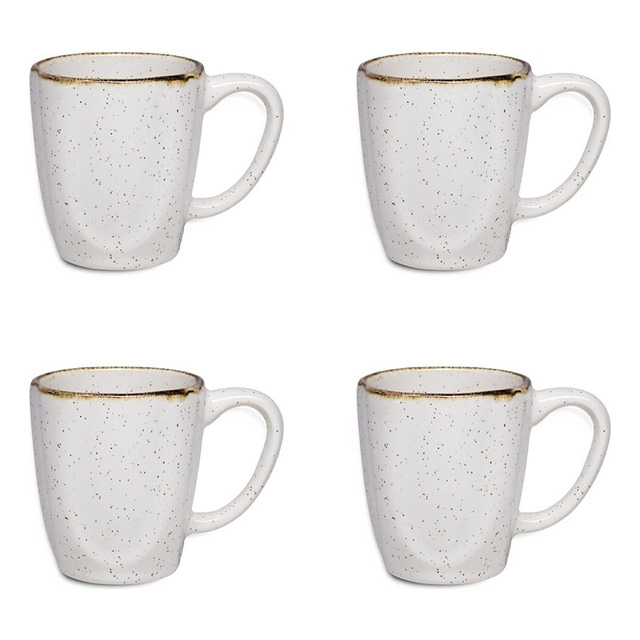 Jogo Com 4 Canecas De 260ml Em Porcelana Ryo Maresia Oxford Jogo Com 4 Canecas De 260ml Em Porcelana Ryo Maresia Oxford
