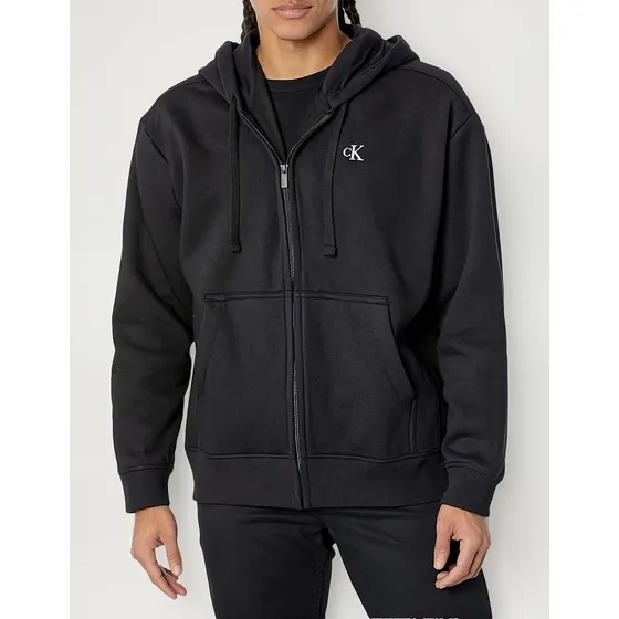 Calvin Klein Hoodie Hombre Relaxed Fit Full Zip Original