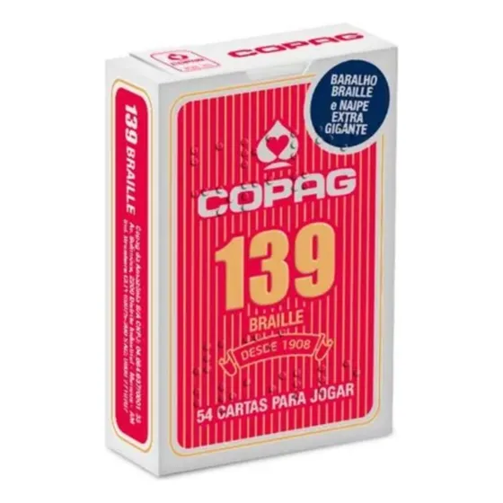 Baraja Carta Copag Braille Naipe Jumbo Vision Invidente